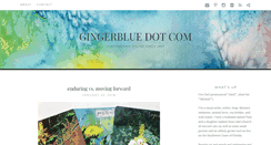 Desktop Screenshot of gingerblue.com