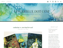 Tablet Screenshot of gingerblue.com